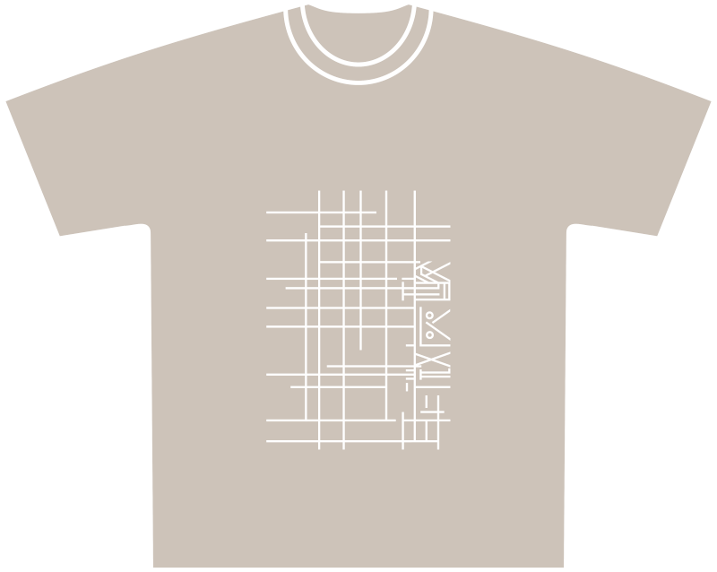 Tシャツ #1【オーガニックコットン100%】ミルキーグレー